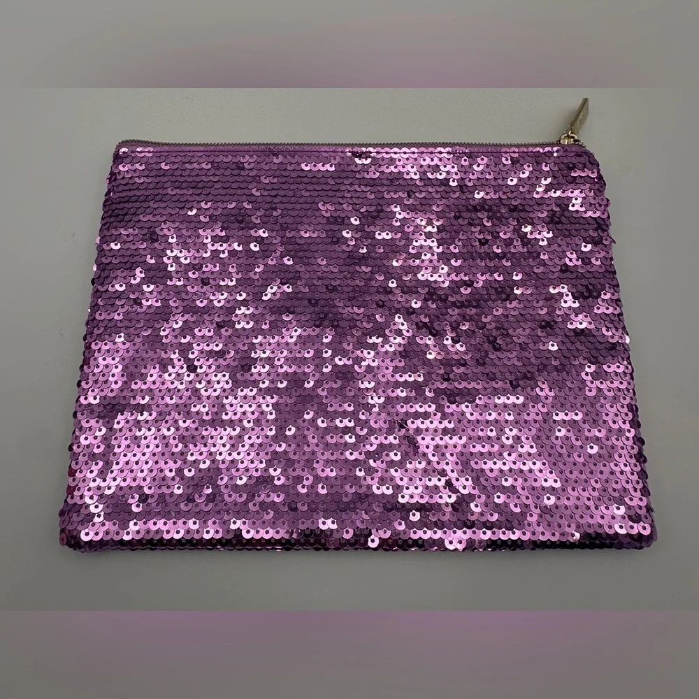 Pink and Lavender Tarte Flamingo Sequin Makeup Bag & New Flamingo Knee Hi Socks